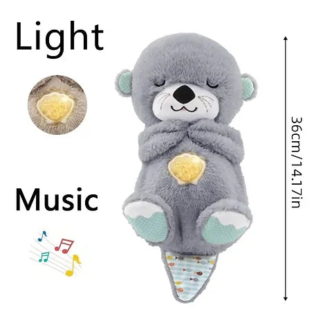 Breathing Plush Otter - Sound & Light Soothing