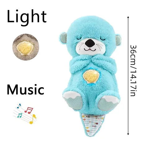 Breathing Plush Otter - Sound & Light Soothing