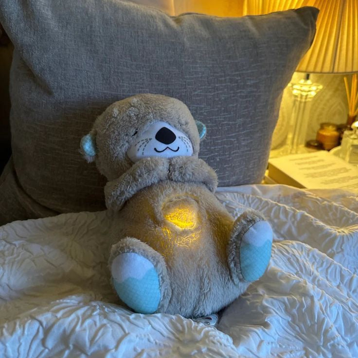 Breathing Plush Otter - Sound & Light Soothing