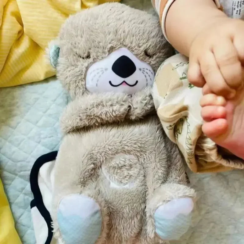 Breathing Plush Otter - Sound & Light Soothing